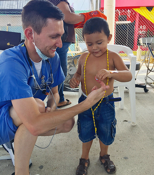 LSU Health dental students in Mexico